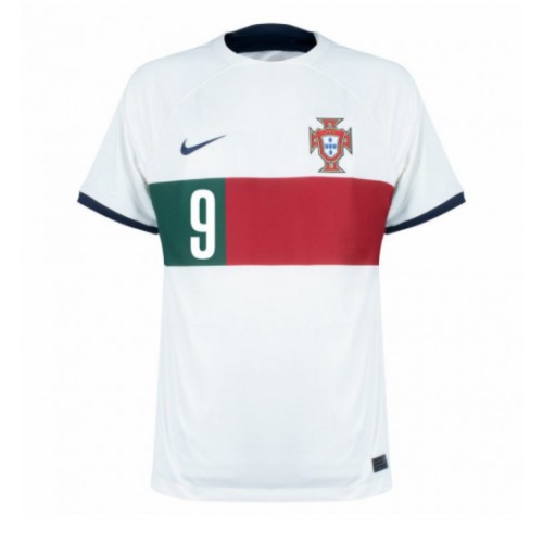 Portugal Andre Silva #9 Bortedrakt VM 2022 Kortermet Portugal Andre Silva #9 Bortedrakt VM 2022 Kortermet